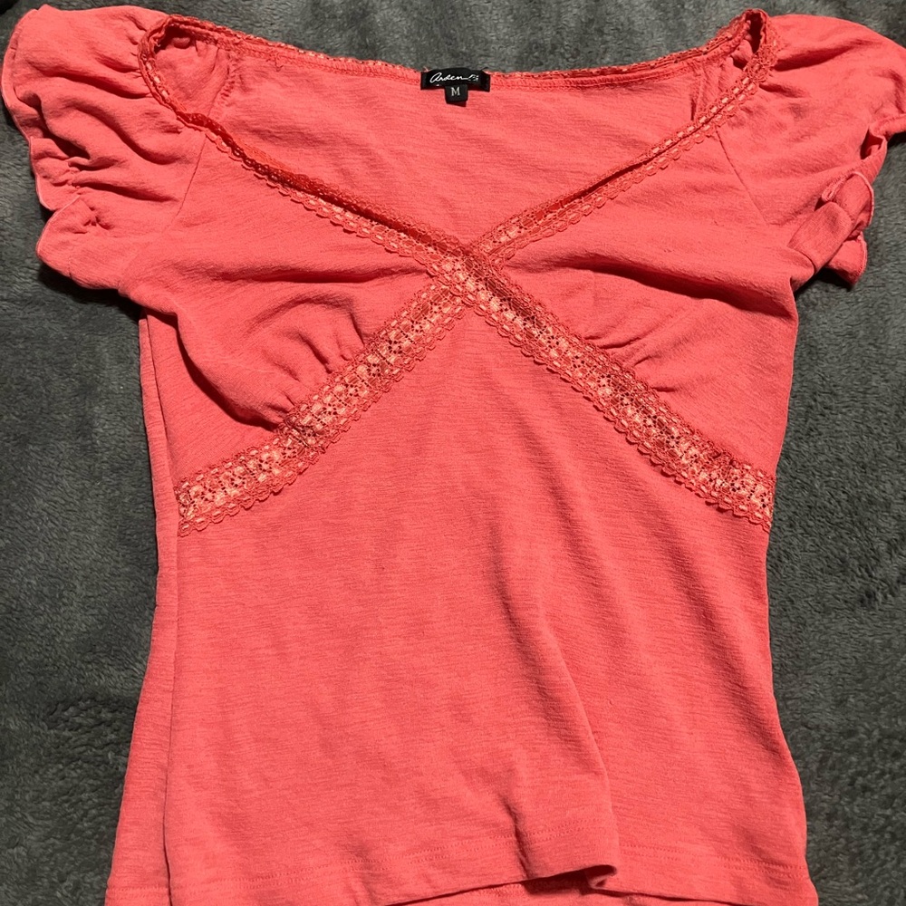 Cute pink lacy shirt